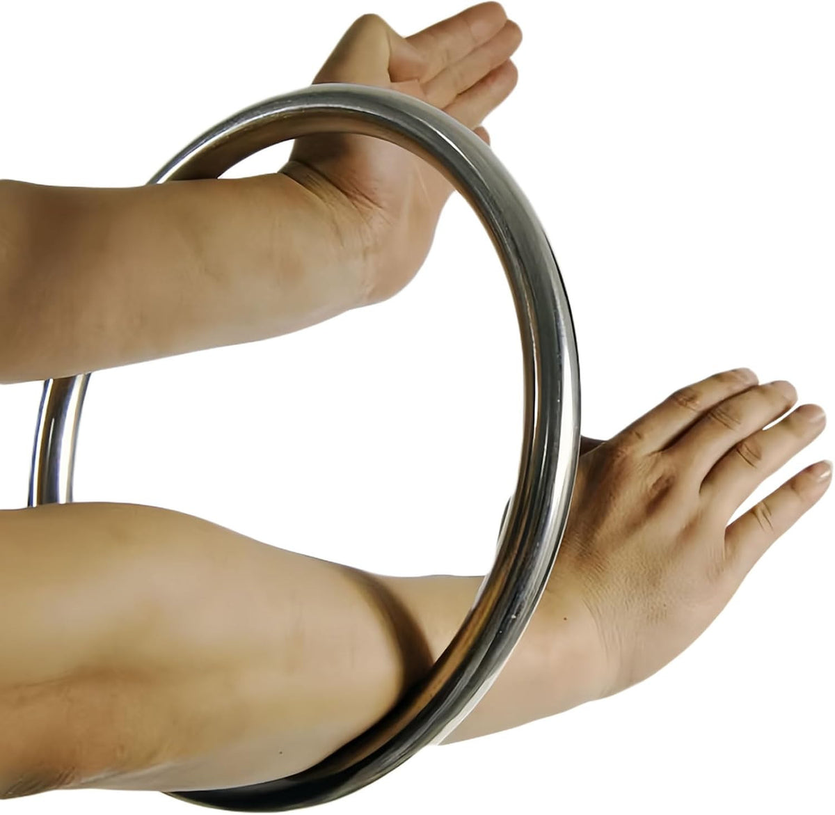 Stainless Steel Wing Chun Ring for Martial Arts Training Grip Strength