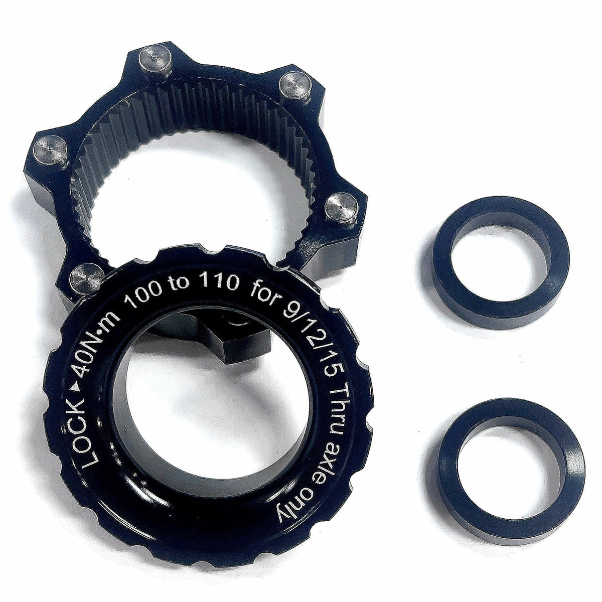 Bike Disc Brake Adapter - Centerlock to 6 Bolt 12mm/15mm Fit for Shimano