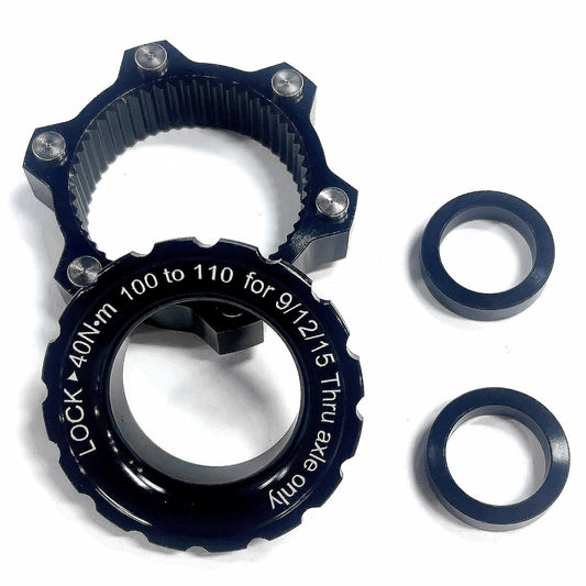 Bike Disc Brake Adapter - Centerlock to 6 Bolt 12mm/15mm Fit for Shimano