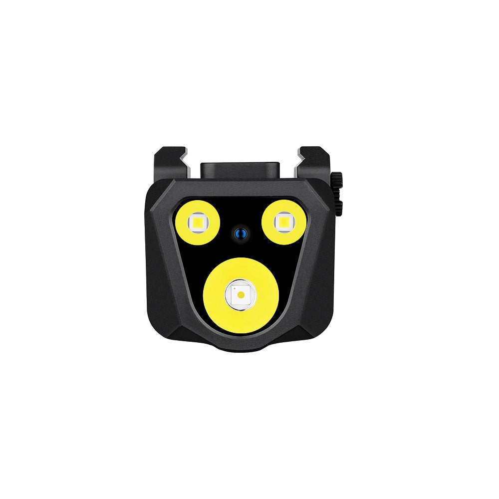 3-in-1 Rail-Mounted Tactical Light with Green Laser, Flood & Spot Brightness