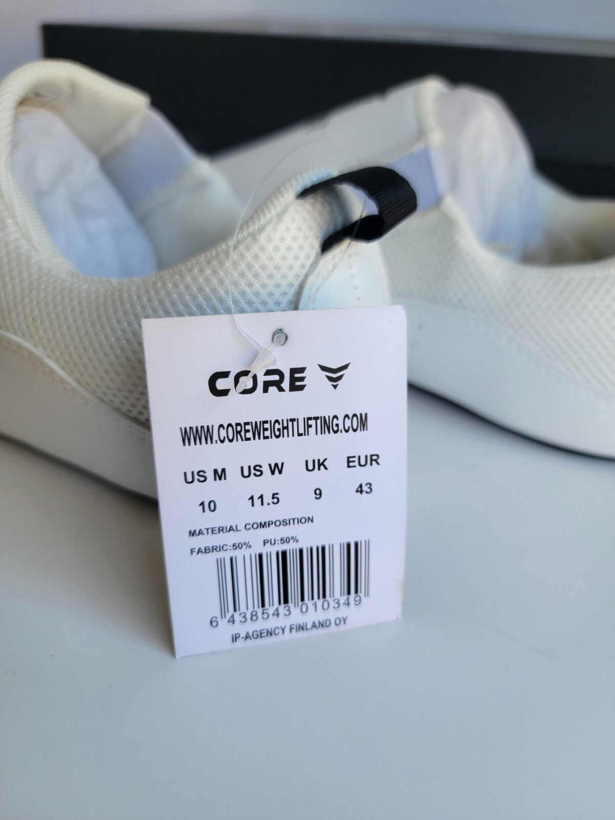 Weightlifting Shoes for Taekwondo White Size US 10 - Core Performance Gear