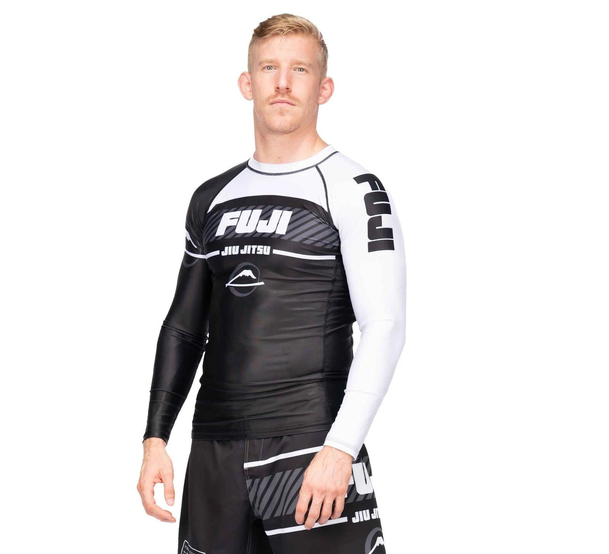 IBJJF Ranked Long Sleeve Rashguard for BJJ & Jiu Jitsu Training White