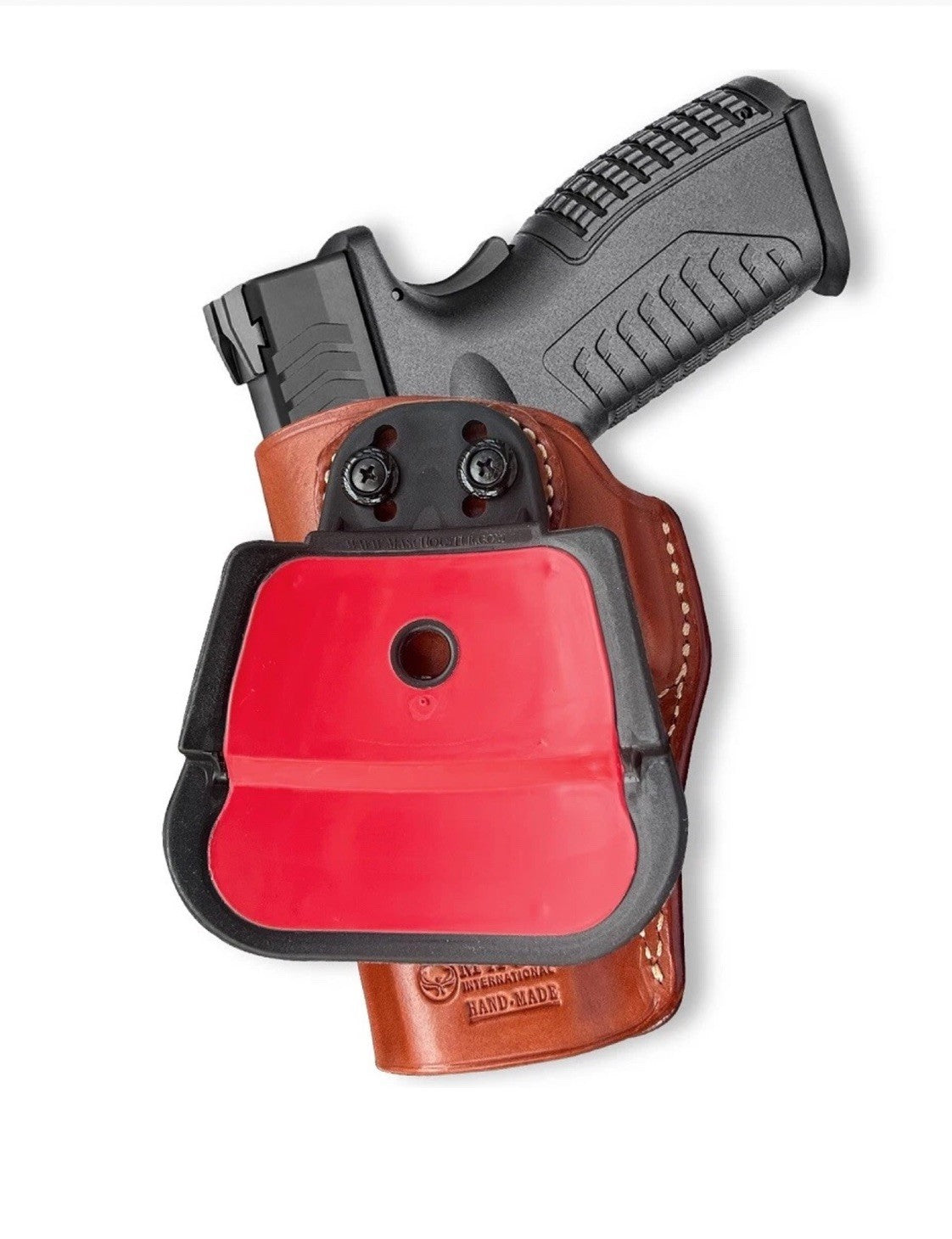 Leather Paddle Holster for Walther WMP 22 Magnum 4.5” BBL - Right Hand
