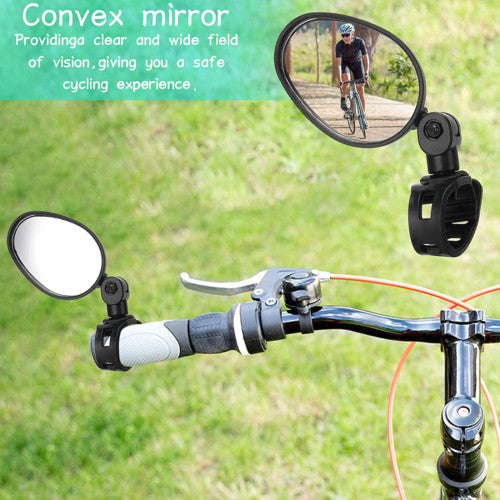 Bike Mirror 360° Rotatable Handlebar Mirror for Cycling - Multiple Shapes