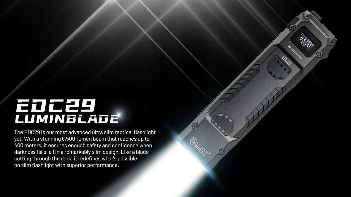 Rechargeable Tactical Flashlight 6500 Lumens, Compact & Waterproof