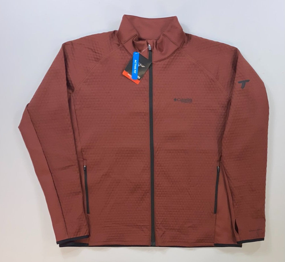 Men's Columbia Omni-Heat Helix Full Zip Jacket Titanium XXL