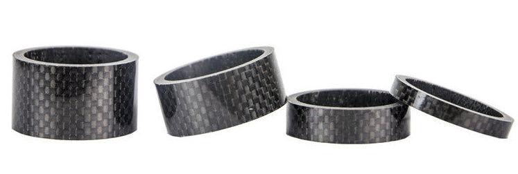 Carbon Fiber Bicycle Headset Spacers 5mm 10mm 15mm 20mm for 1-1/8" Steerer Tubes