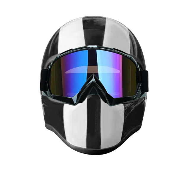 Motorcycle Goggles Windproof Anti-Fog Scratch-Resistant Colorful Lens ATV Dirt Bike