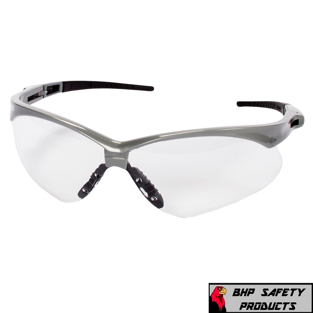 Safety Glasses Sport Protective Eyewear with UVA/UVB/UVC Protection, Wraparound Design, Removable Neck Cord
