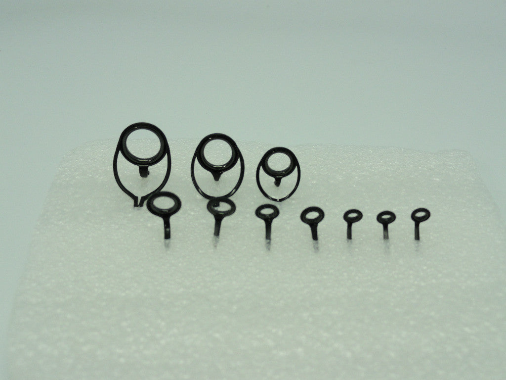 Micro Guide Set for Fishing Rods - Flanged SIC Guides with Top & Ring Options