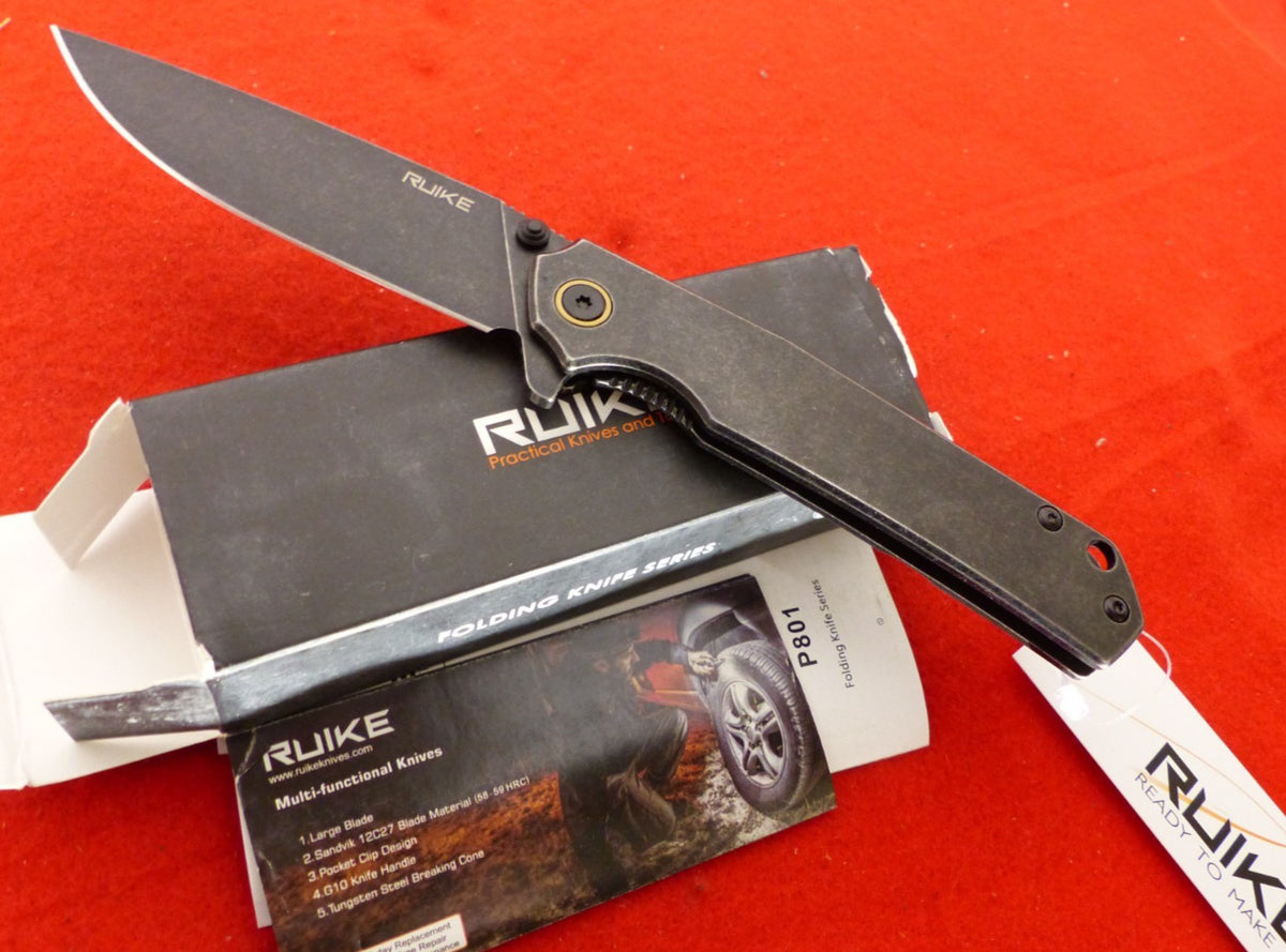 Stainless Steel Frame Lock Knife 3.5 Inch Drop Point Blade EDC Flipper