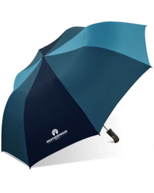 Weatherproof 56-Inch Auto Folding Golf Umbrella Windproof Large Coverage