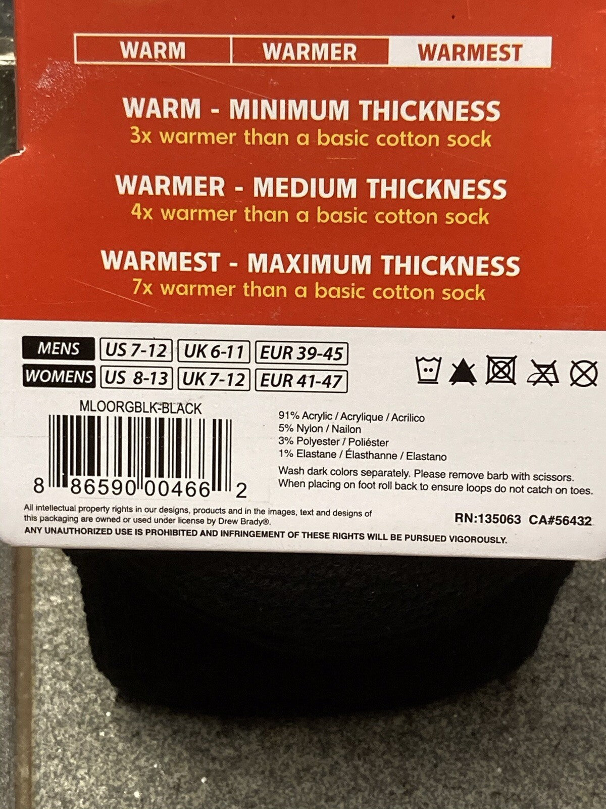 Thermal Socks for Men and Women - Extra Thick Warm Winter Footwear