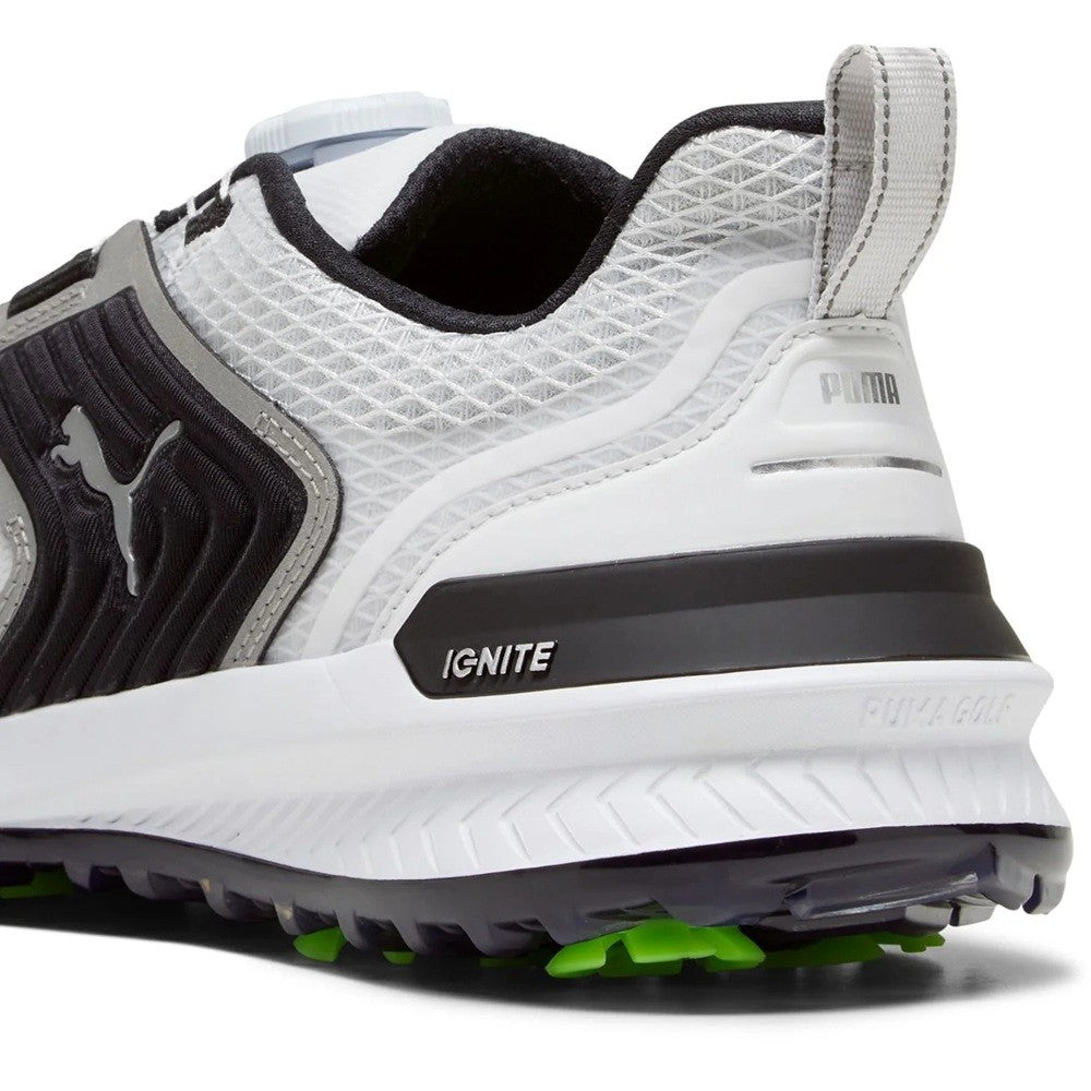 Men's Golf Shoes Waterproof Ignite Innovate Disc Golf Shoes Gray Black