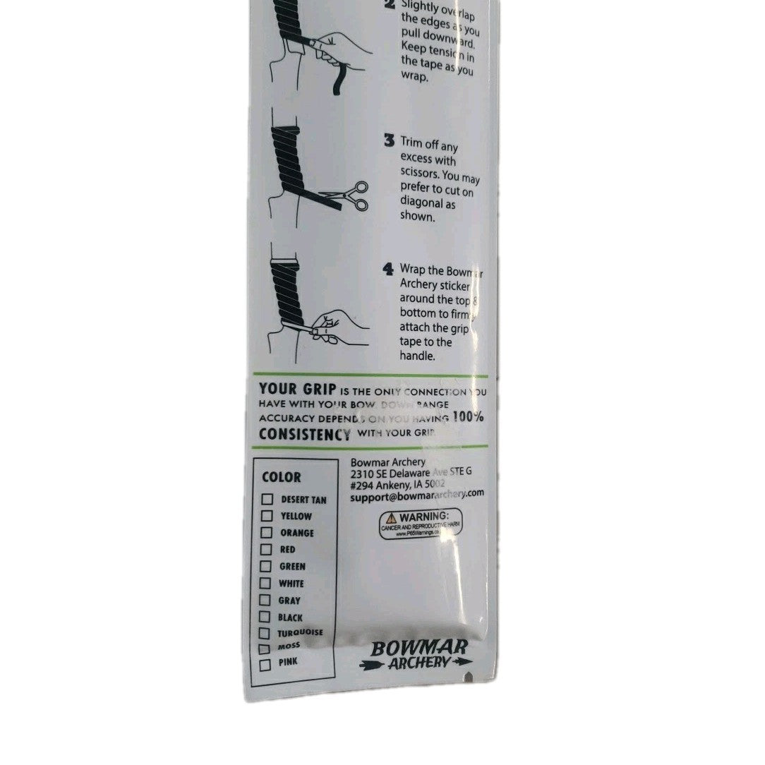 Self-Adhering Archery Grip Tape Moss for Bow Stabilization & Non-Slip Grip