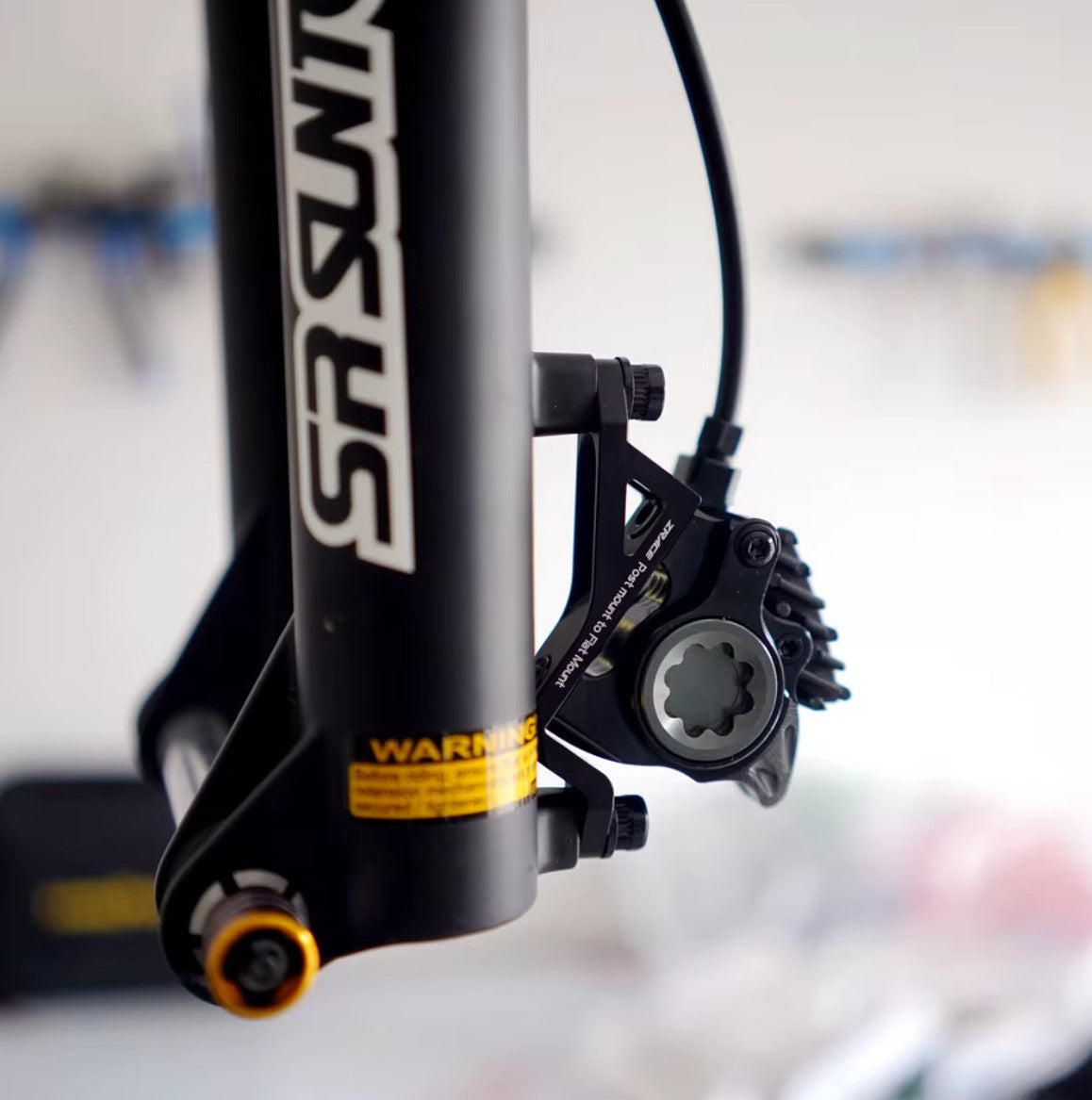Post to Flat Mount Brake Adapter +20mm for Mountain and Road Bikes