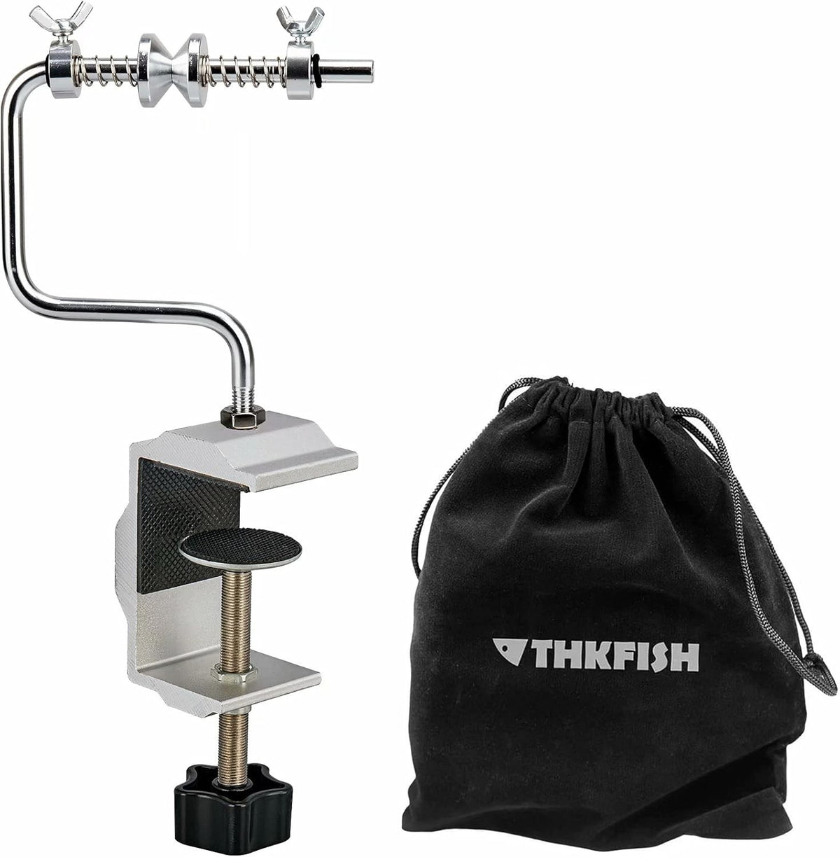 Adjustable Fishing Line Spooler with Clamp - Stable & Durable Line Winder