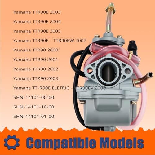 Carburetor for Yamaha TTR90 TTR90E TTR90EV TTR90EW Replacement Part