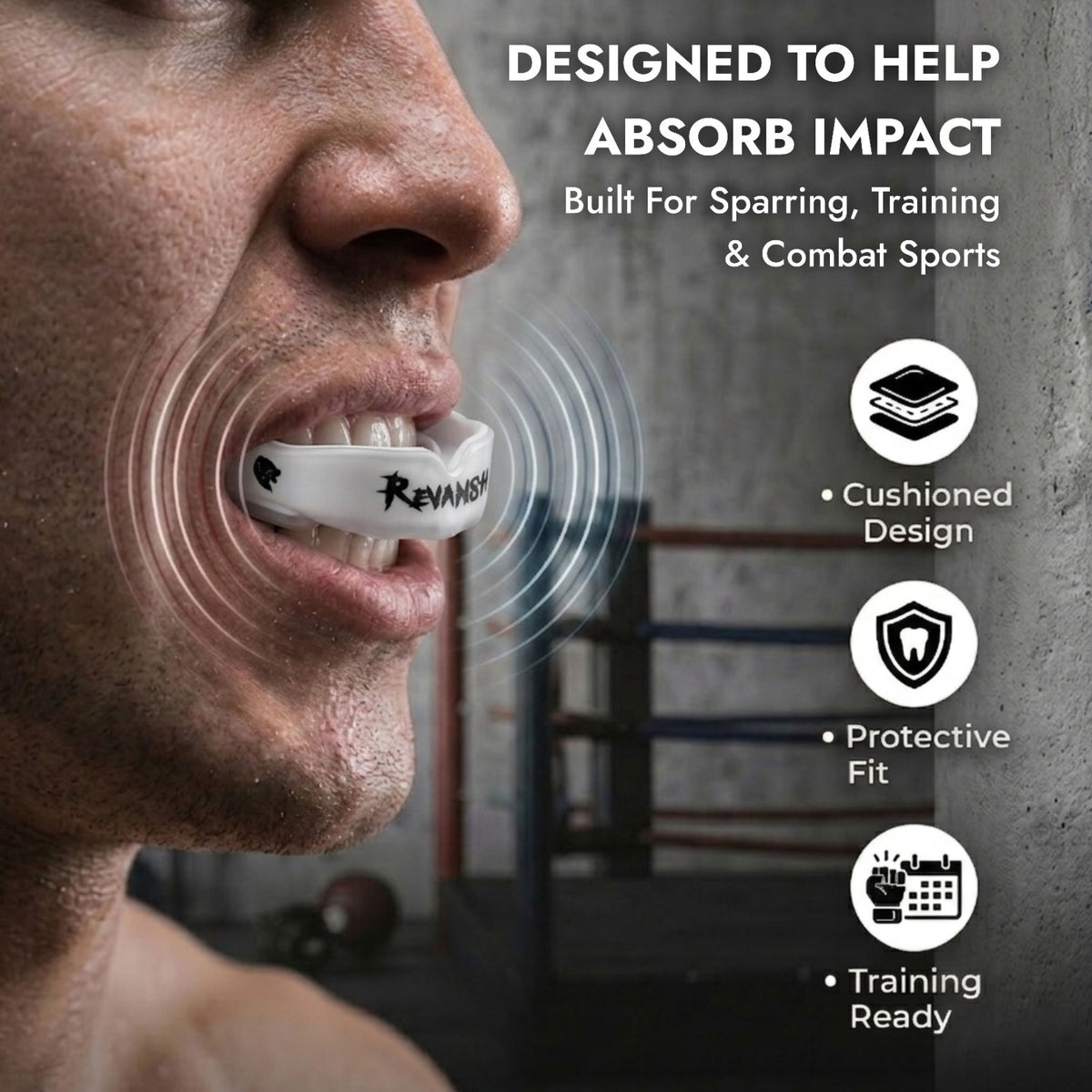 Impact-Resistant Boxing MMA Mouth Guard Boil & Bite Gum Shield