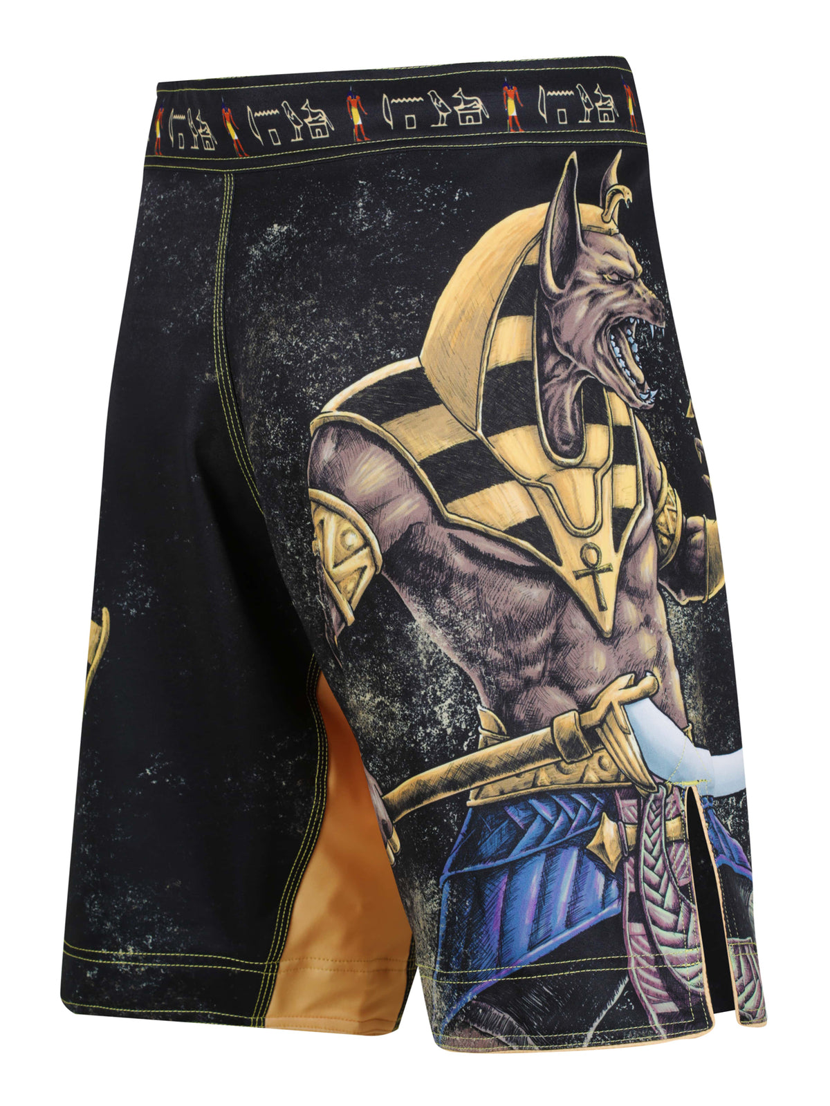 Men's MMA Shorts Anubis Fightwear BJJ Black/Black Durable & Flexible