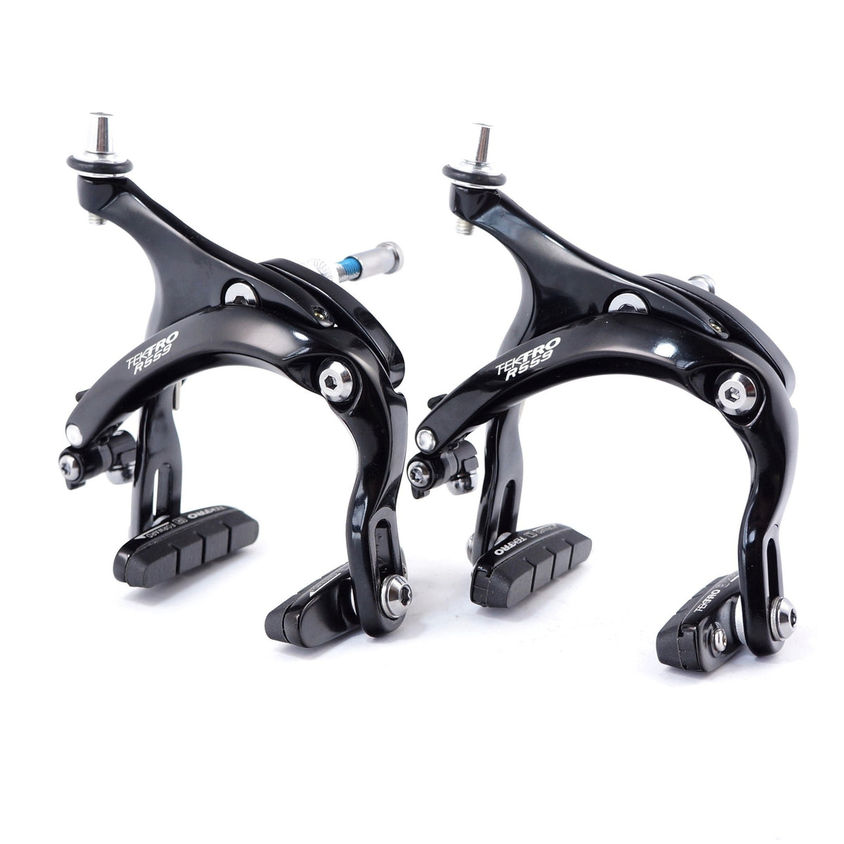 Long Reach Caliper Brake for Bikes 55-73mm Recessed Nut Dual Pivot Forged Aluminum