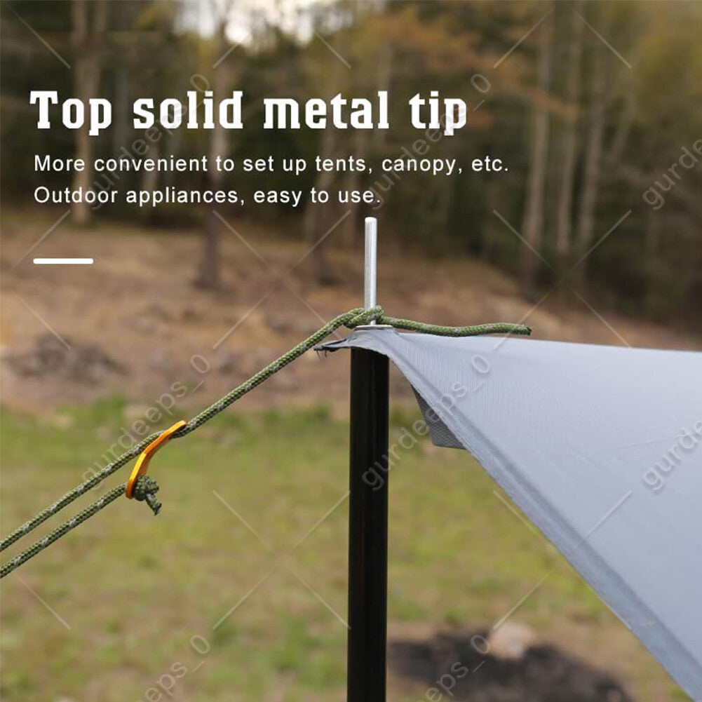 Adjustable Tent Poles Set - Telescopic Canopy Support for Camping & Hiking