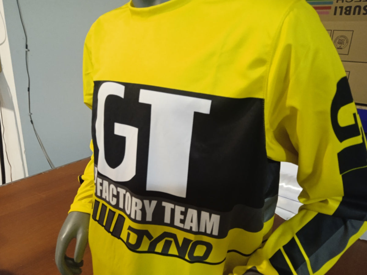 Men's BMX Cycling Jersey - Old School Race Bike Design, Moisture-Wicking, UV Protection XL