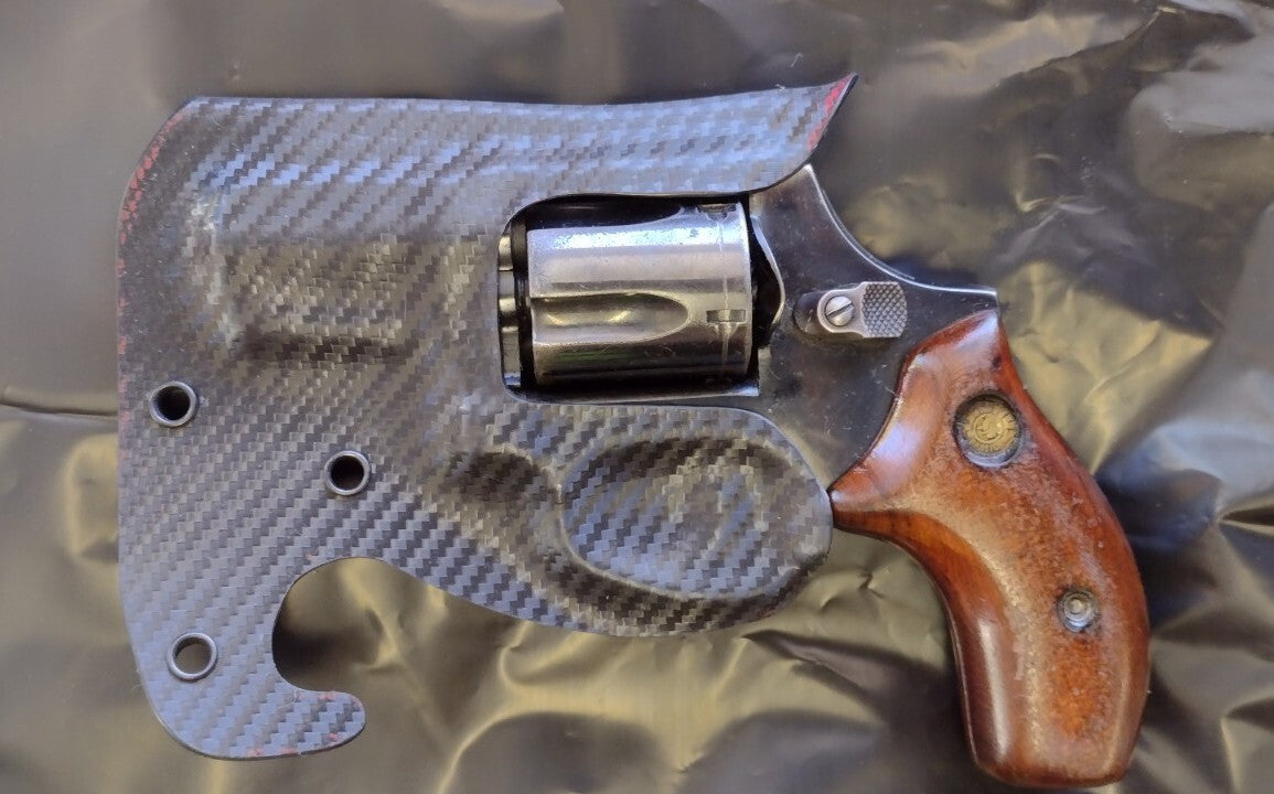 Concealed Carry Pocket Holster for Small Pistols with Exposed Cylinder - Sturdy Kydex® Fit