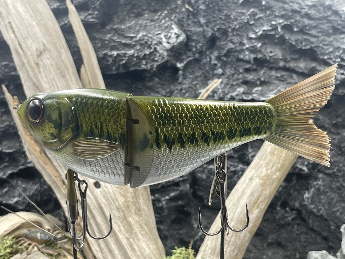 7-Inch Soft Plastic Fishing Bait Shad Lure - 2.4oz Glider Bait