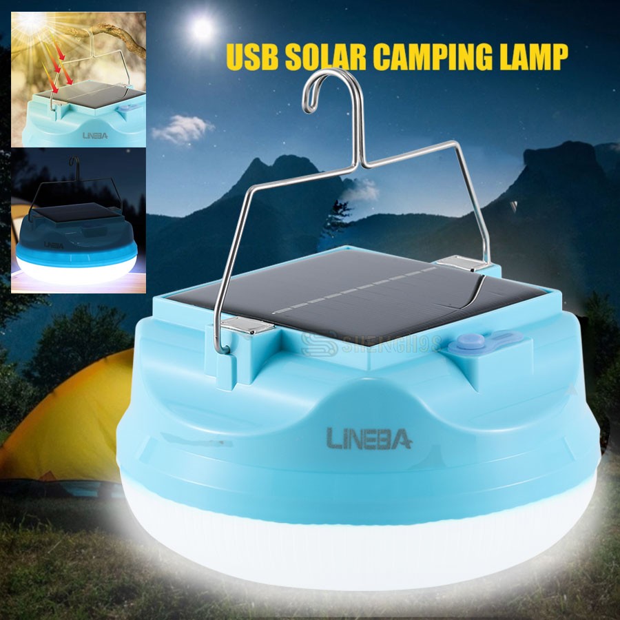 Rechargeable Camping Solar LED Lantern with Emergency Light