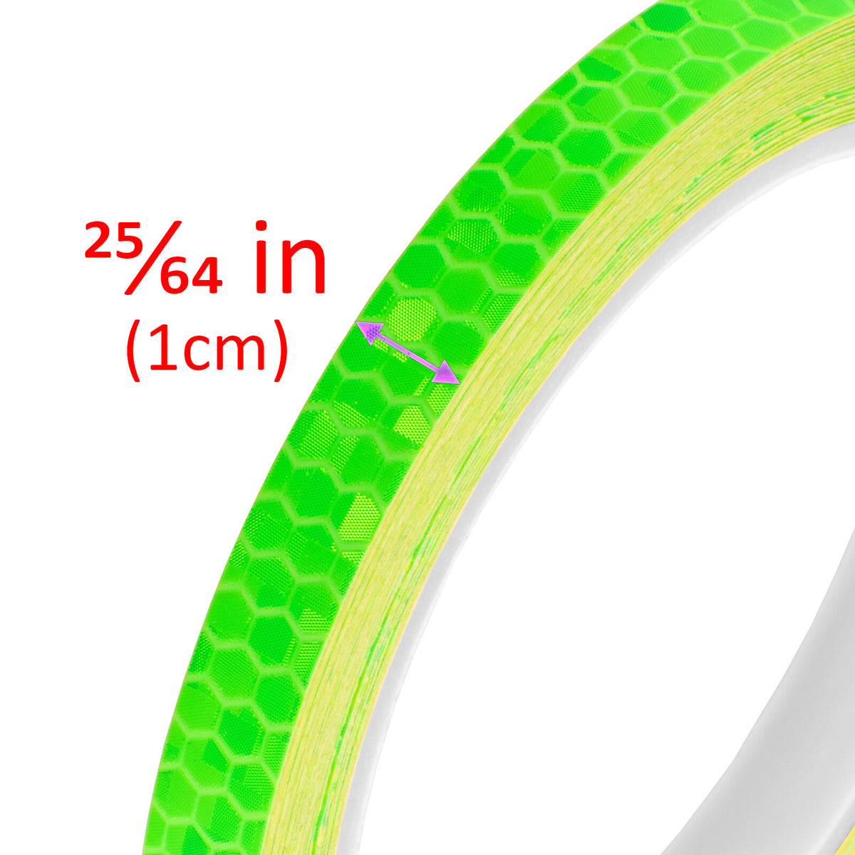 Reflective Safety Tape 26FT Roll Self-Adhesive Pinstripe Decal for Vehicles & Outdoor Gear