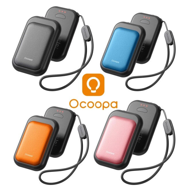 Rechargeable Magnetic Hand Warmers - Slim Pocketable Heater with 5000mAh Power Bank