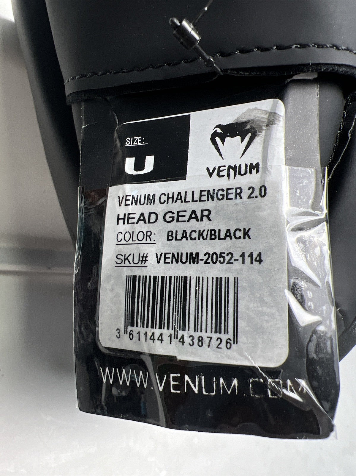 Martial Arts Headgear - Black, Venum Challenger 2.0 Size Unique