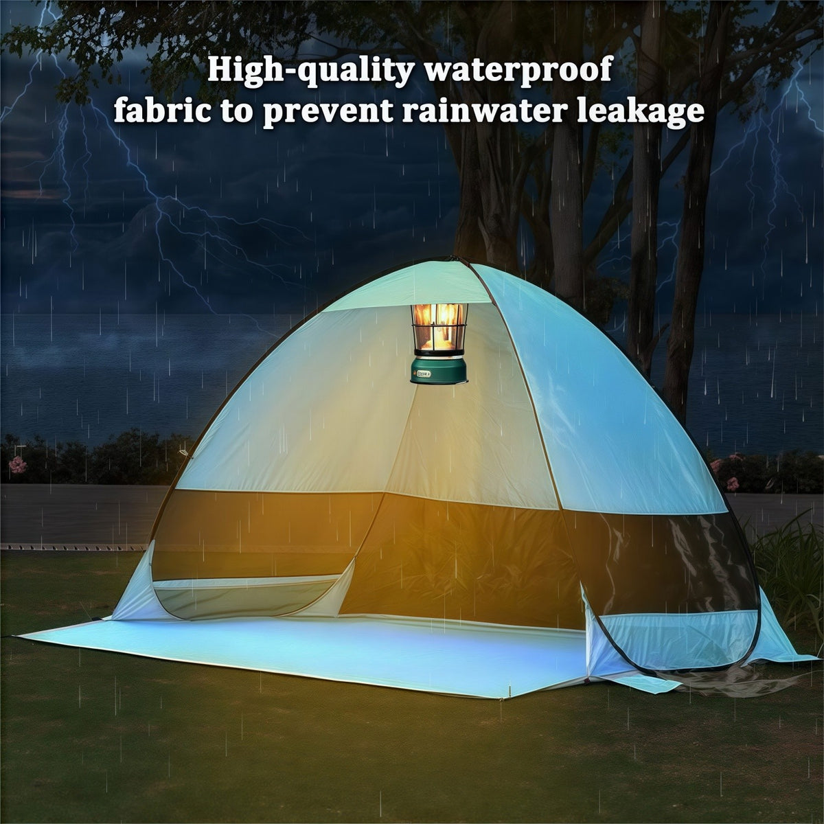 Portable Pop Up Beach Tent Sun Shade Shelter with Carry Bag - UV 50+ Protection