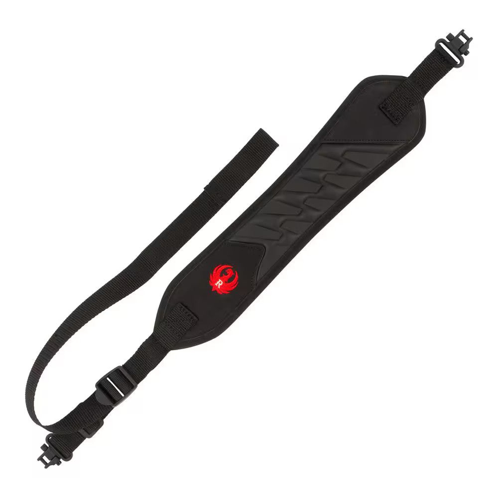 Ultralite Rifle Sling with Adjustable Padding and Swivels - Black