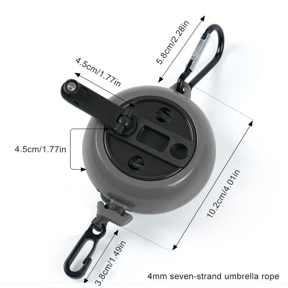 Retractable Bow & Gear Hoist Rope 33FT for Hunting Tree Stand Accessories