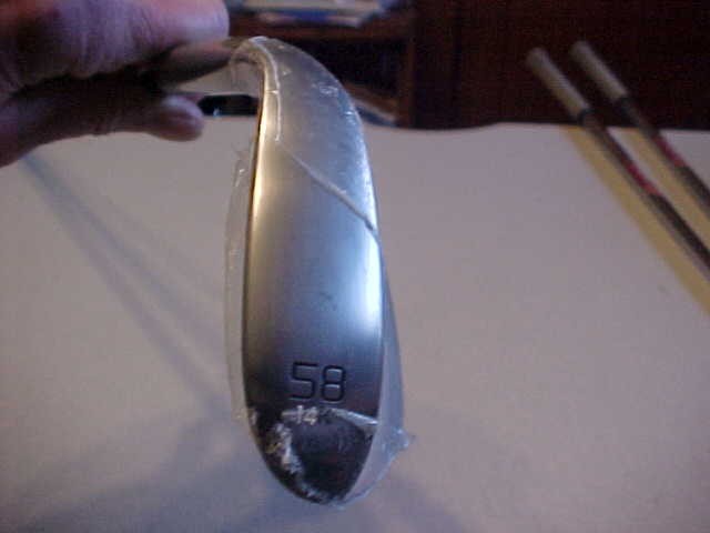 Golf Wedge 58° Tour Chrome SM9 Titleist Vokey with Senior Flex Shaft