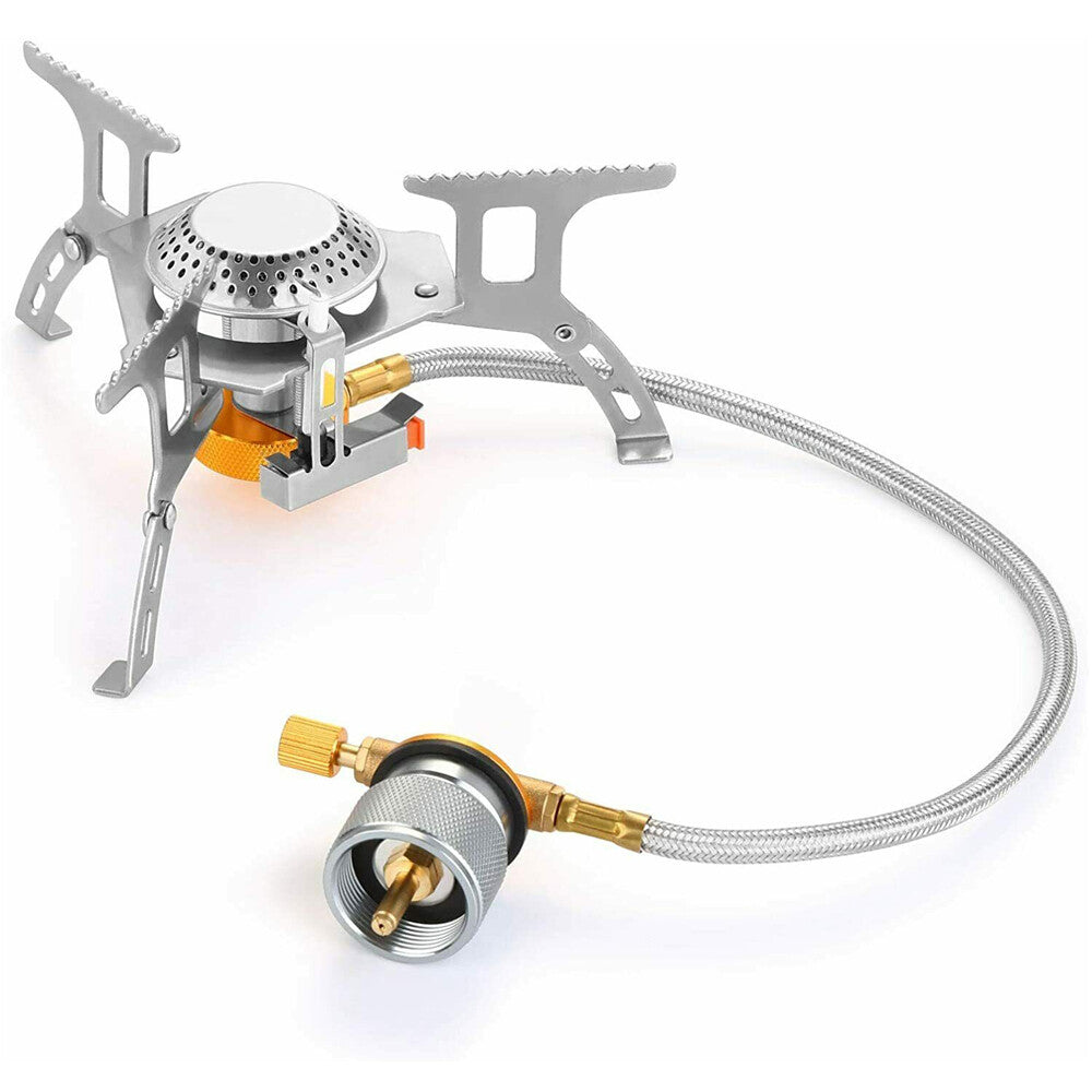 3900W Portable Camping Gas Stove with Piezo Ignition and Carry Case