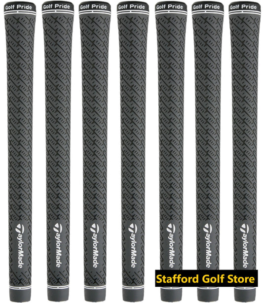 Golf Pride Z-Grip Standard Golf Club Grips Gray Black Set of 7