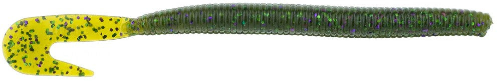 Fishing Soft Plastic Worms - 5.75 Inch Bait Infused Lures for Bass & Catfish