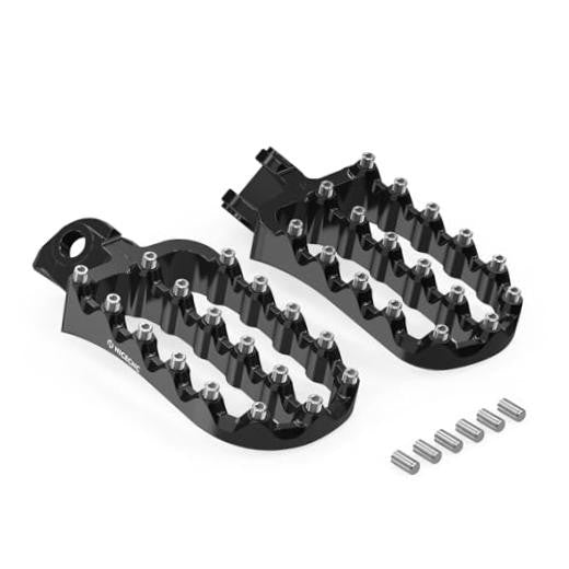 Motorcycle Foot Pegs for KTM 690 Enduro, Adventure & SMC Bikes - Aluminum Pedal Steps