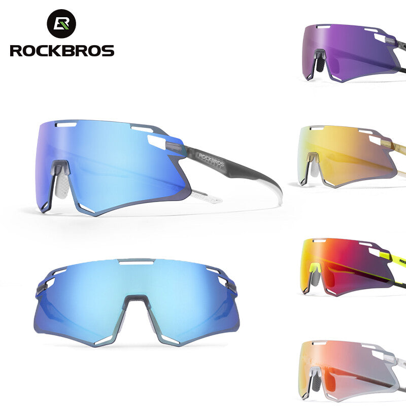 Polarized Photochromic Cycling Sunglasses Outdoor Sports Eyewear