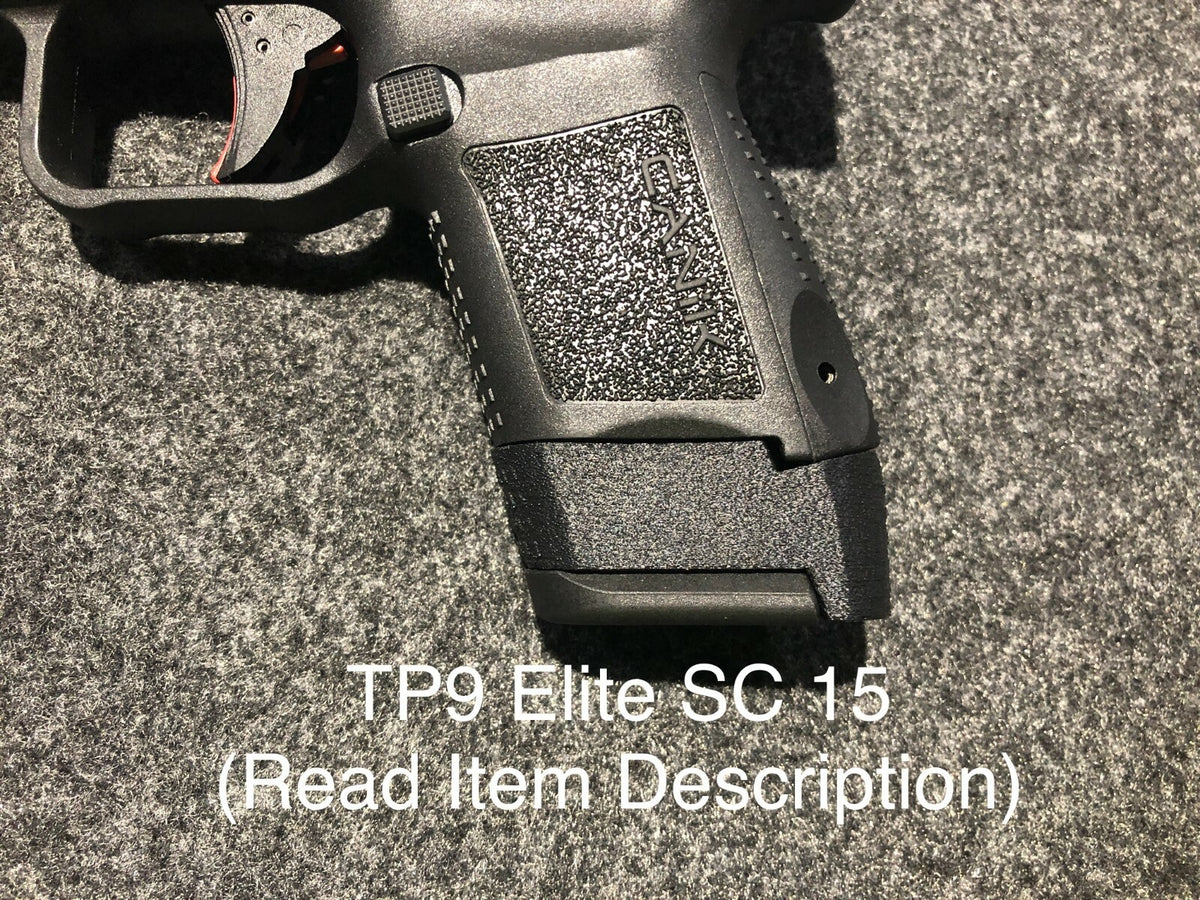 Gun Magazine Sleeve for Canik TP9 Elite SC - Fits Mecgar & Factory Magazines