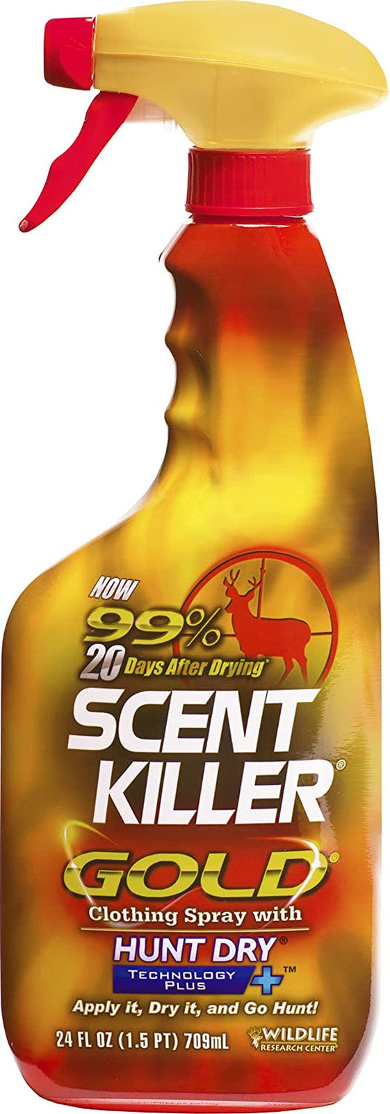 Wildlife Scent Killer Gold Spray Combo Pack 44 Ounce for Hunting & Odor Control