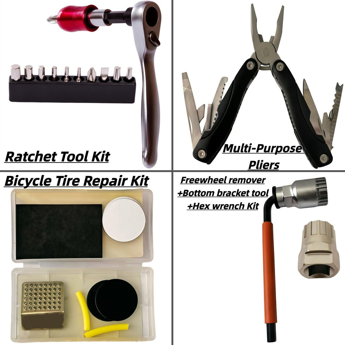 Bike Repair Tool Kit with Hard Case - Professional Cycling Maintenance Set