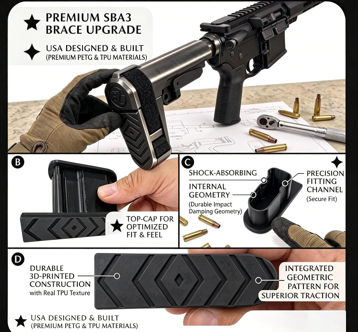 Stabilizing Brace Storage Plug - Shape Preservation & Accessory