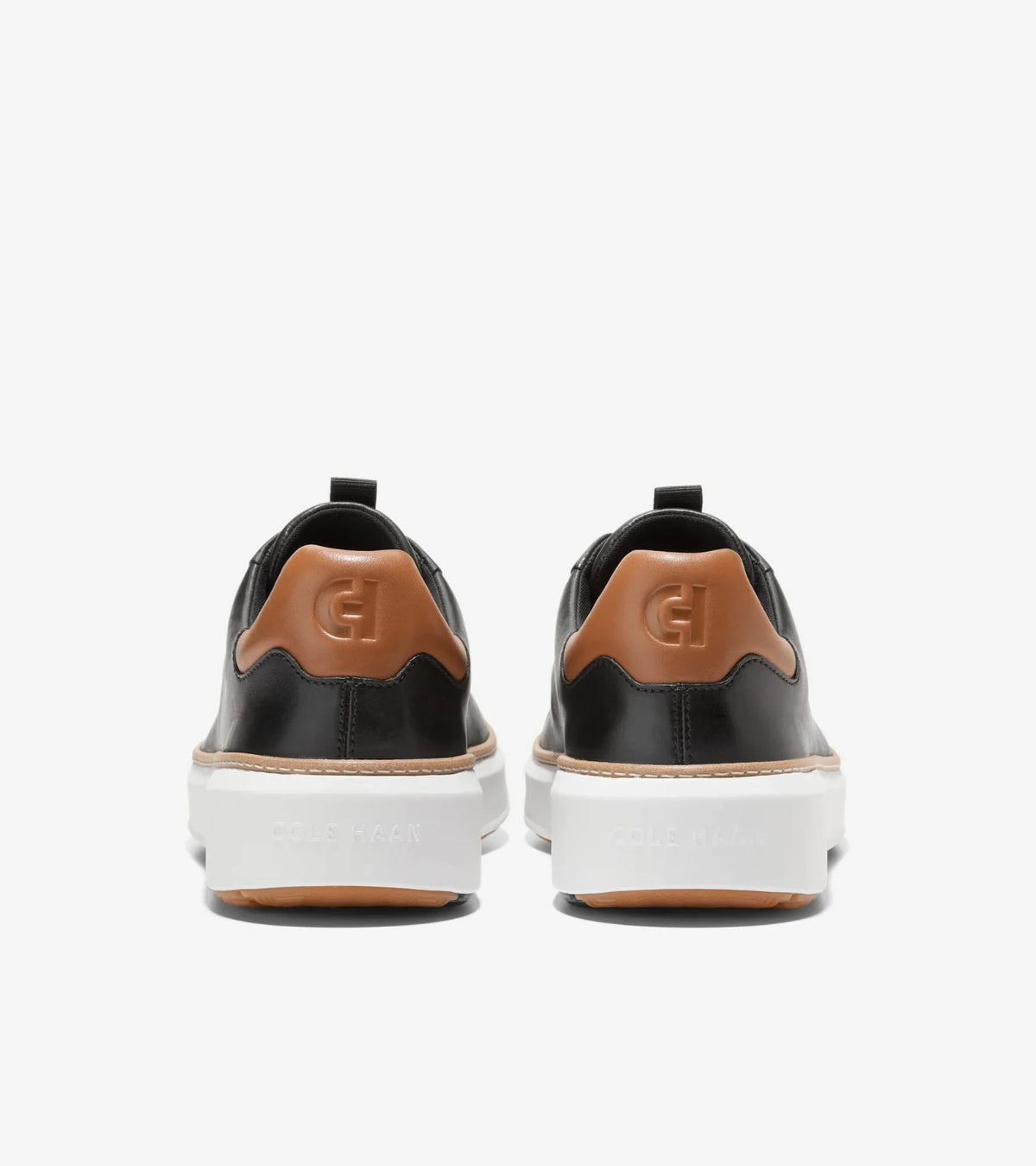 Men's Golf Shoes - Cole Haan GrandPro Topspin, Black/Pecan, Size 13 M
