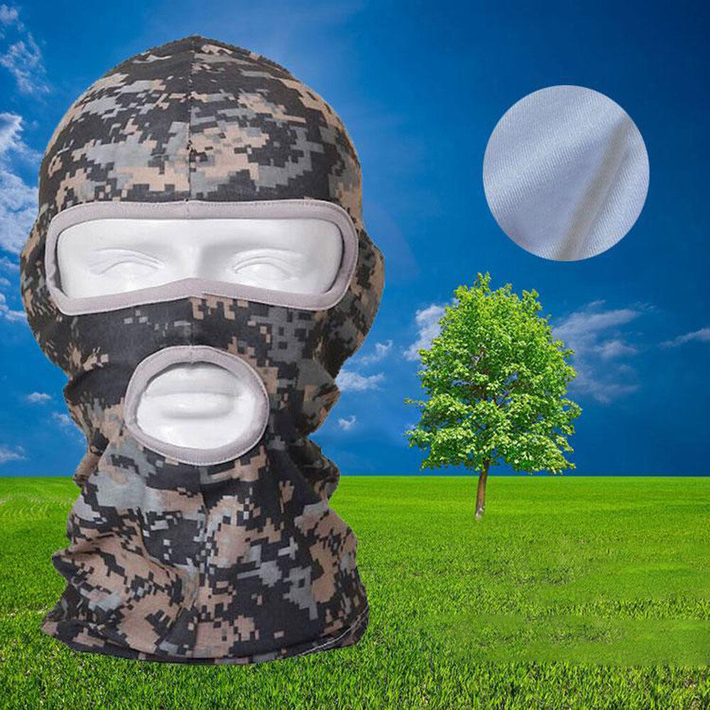 Unisex Full Face Mask Balaclava for Outdoor Activities - Summer Tactical Helmet Liner