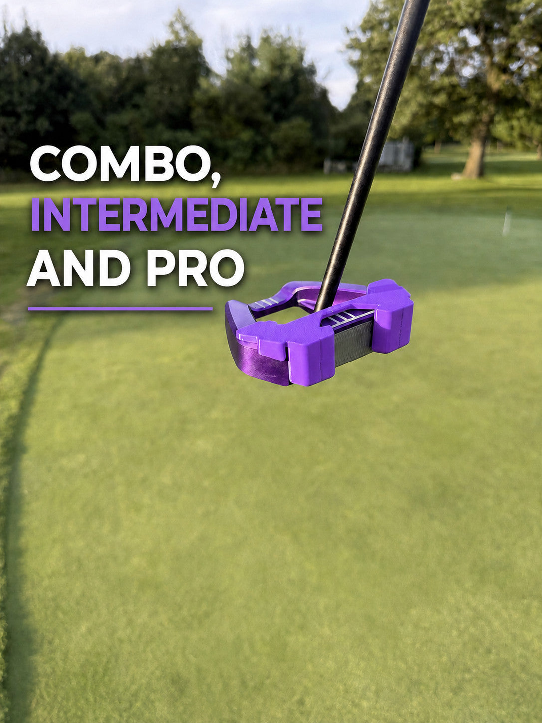 Center-Face Golf Putting Training Aid for Intermediate & Pro Levels - Enhance Accuracy and Muscle Memory