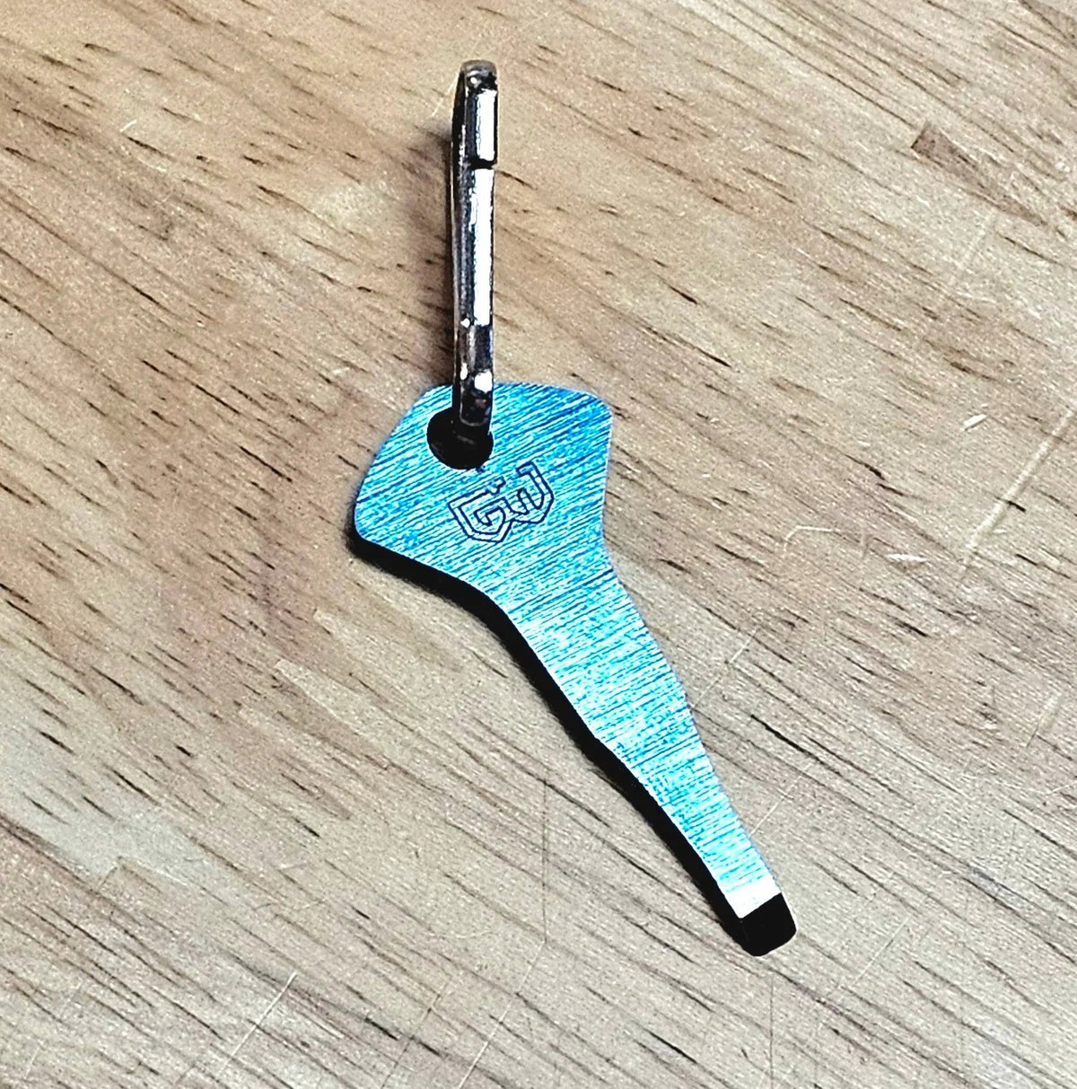 High Carbon Steel Pry Bar Key with Lanyard Hole - 1.63 Inches - USA Made
